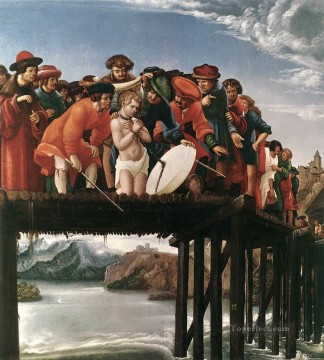 Denis van Alsloot Painting - The Martyrdom Of St Florian Flemish Denis van Alsloot